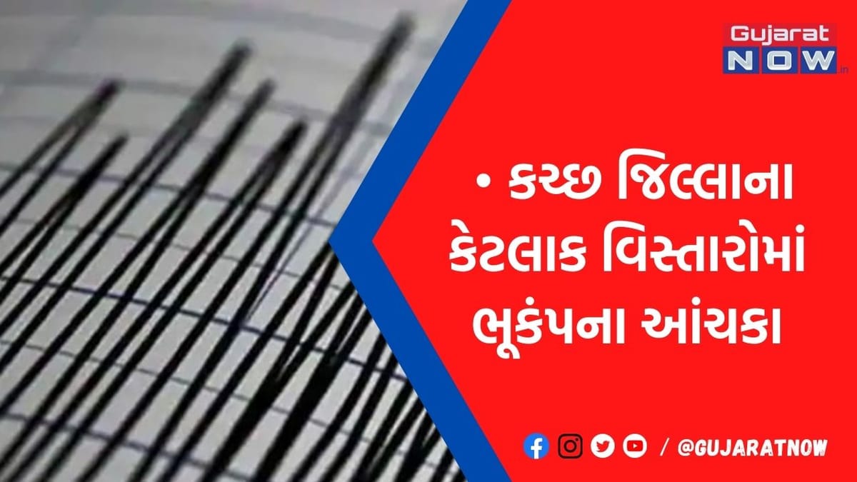 ગુજરાતના આ વિસ્તારની ધરા ધ્રુજી, ભૂકંપનો આંચકો અનુભવતાં લોકોના જીવ તાળવે ચોંટ્યા