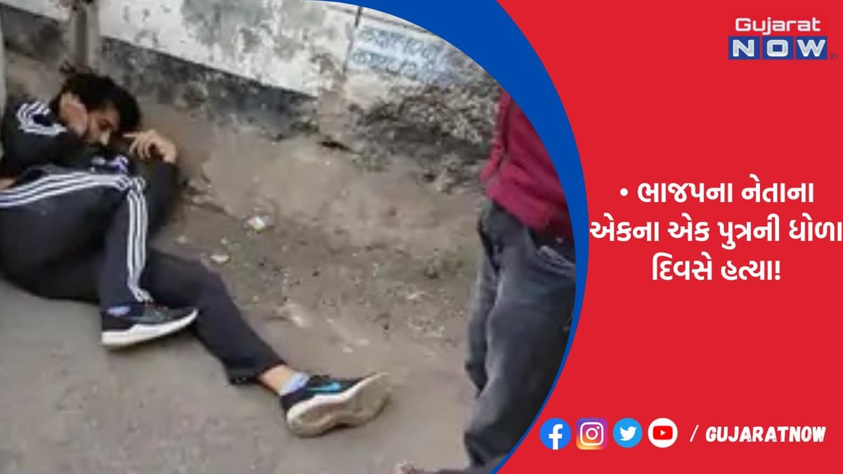 ભાજપના નેતાના એકના એક પુત્રની ધોળા દિવસે હત્યા!