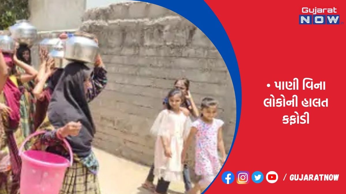 જુનાડીસામાં પાણી વિના લોકોની હાલત કફોડી