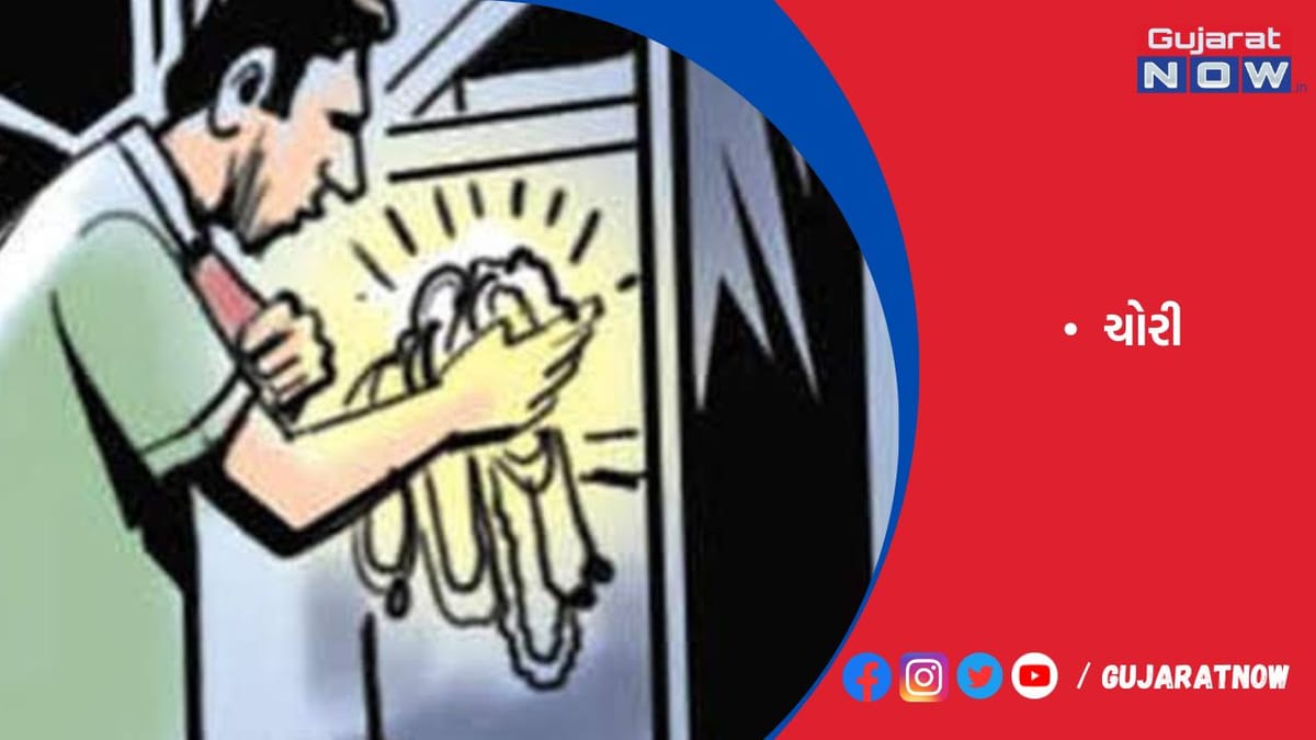 પાટીદાર ચોક પાસે સદ્દભાવના નર્સરીની ઓફિસમાં ચોરી