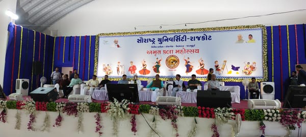 સૌરાષ્ટ્ર યુનિવર્સિટીમાં શિક્ષણમંત્રીએ યુવક મહોત્સવ નો કર્યો પ્રારંભ