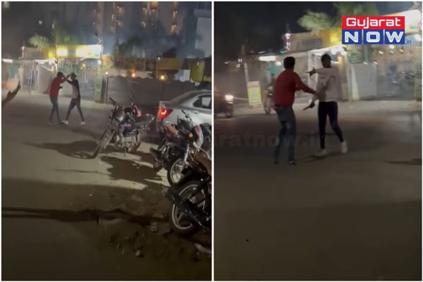 રાજકોટના સામાકાંઠા વિસ્તારમાં દિવાળીના પર્વે જ ખૂની ખેલ ખેલાયો, જુઓ વિડિઓ