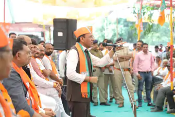 રાજકોટમાં પશ્ચિમ બેઠકના ઉમેદવાર ડો. શાહના સમર્થનમાં વીરાંગના રેલી યોજાઈ
