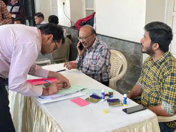 રાજકોટમાં ચૂંટણીલક્ષી તાલીમ સાથે મતદાન