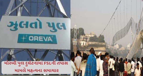 મોરબી પુલ દુર્ઘટનામાં FSLની તપાસ મુદ્દે મહત્વની વિગતો; પુલના રિનોવેશનમાં કેબલ ન બદલાયા હોવાની આશંકા