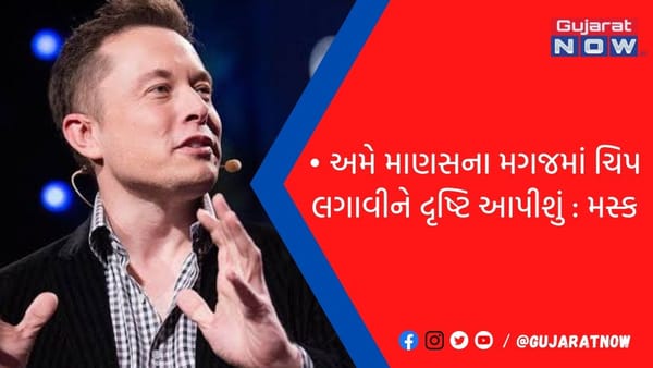 અમે માણસના મગજમાં ચિપ લગાવીને દૃષ્ટિ આપીશુંઃ મસ્ક