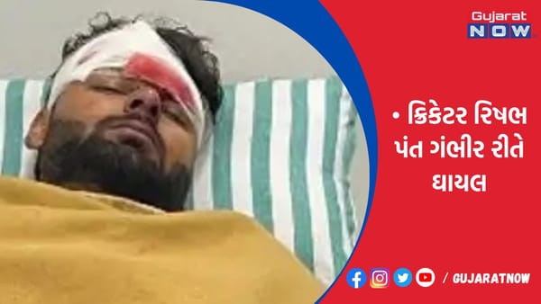કાર અકસ્માતમાં ક્રિકેટર રિષભ પંત ગંભીર રીતે ઘાયલ
