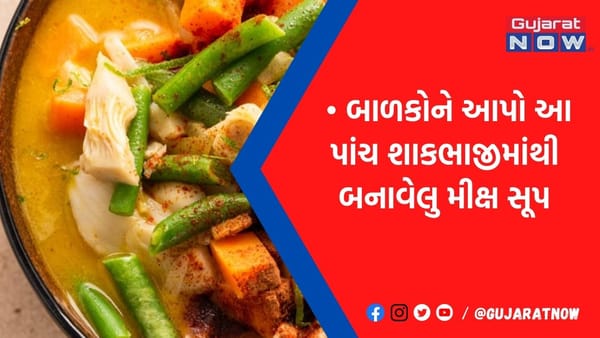 આજથી જ બાળકોને શરૂ કરી દો આ 5 શાકભાજીના મિક્ષ સૂપ આપવાનું