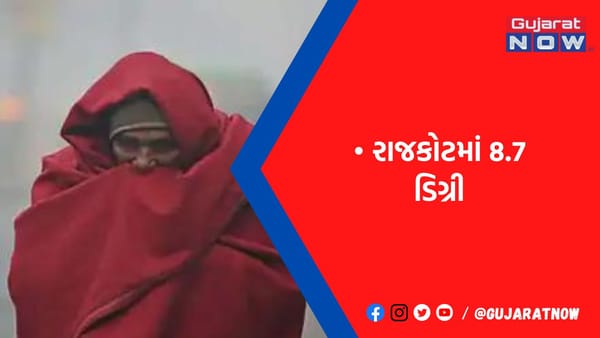 શરીર ઠૂંઠવી નાખે તેવો કાતિલ પવન 22 કિ.મી.ની ઝડપે ફૂંકાયો
