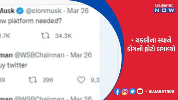 મસ્કે ટ્વિટરનો લોગો બદલ્યો!