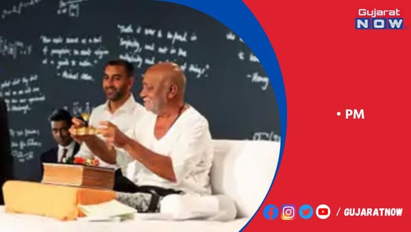 બ્રિટિશ PM સુનકે મોરારિ બાપુની કથામાં હાજરી આપી