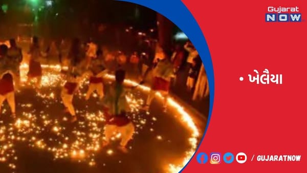 જામનગરમાં 12 ખેલૈયા 12 મિનિટ સુધી સળગતા અંગારા પર રાસ રમ્યા