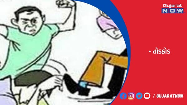 ઝઘડાનો ખાર રાખી 7 શખ્સે ધારિયા, લાકડીથી આતંક મચાવી તોડફોડ કરી