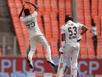 સિરાજનું રોનાલ્ડો સ્ટાઇલ 'SIUU' સેલિબ્રેશન